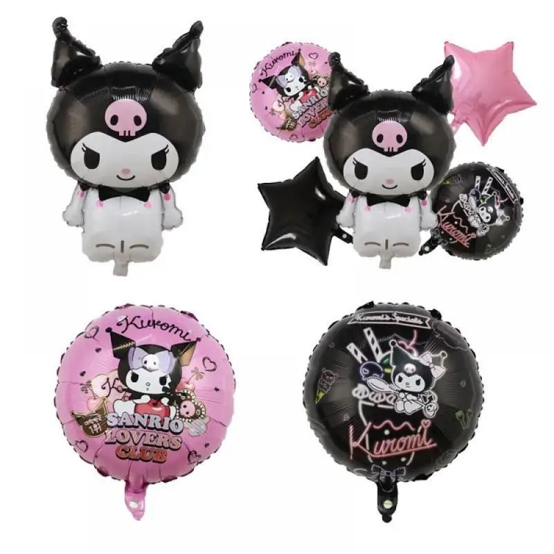 

Kawaii Sanrioed Balloon Cute Kuromi My Melody Cinnamoroll Cartoon Film Balloons for Festivals Party Decor Kids Birthday Gifts