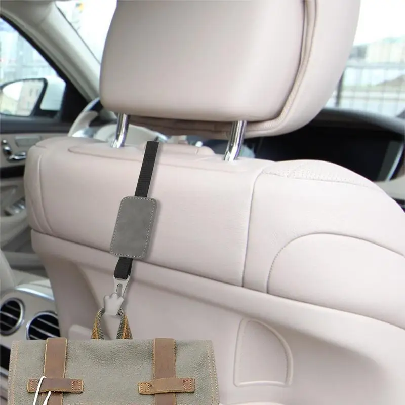 

Car Hook Universal Car Interior Storage Hook Back Front Seat Hanger Bearing 20kg Multifunction Grocery Bags Holder For Handbags