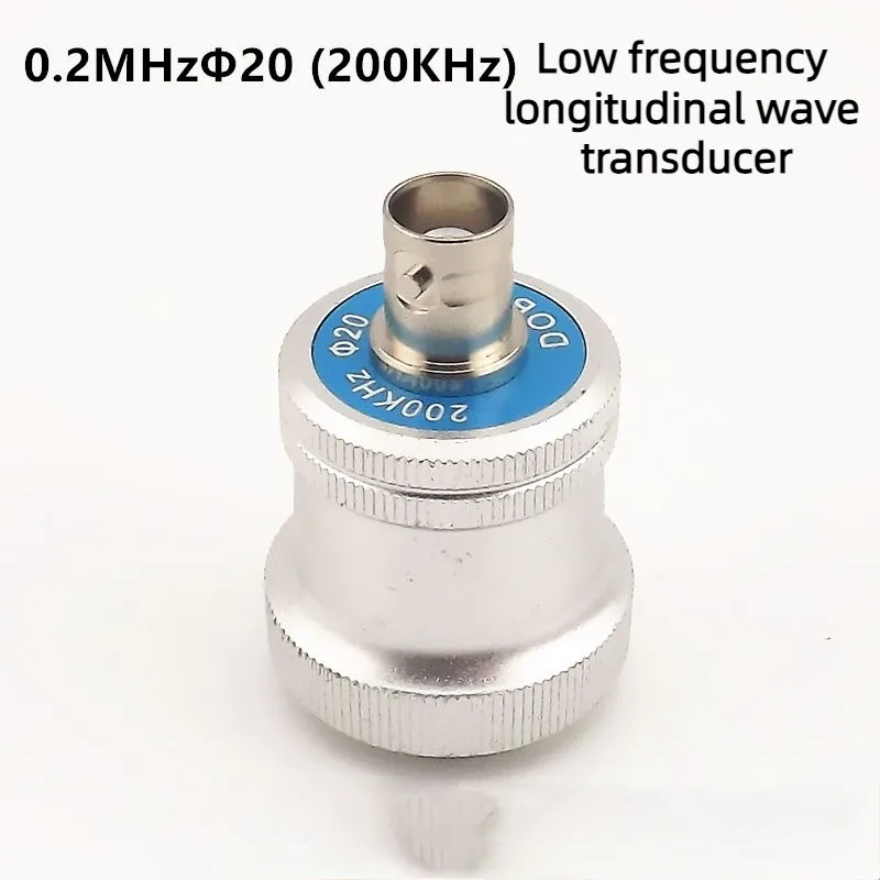 

Ultrasonic Low Frequency Longitudinal Transducer 0.2P20 0.2MHZ 200KHZ 250K 750K Straight Probe