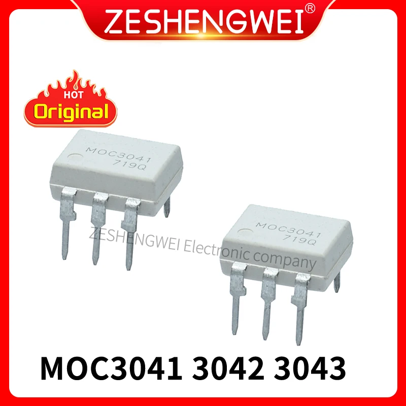 

5PCS In-line MOC3041 MOC3041M MOC3042 MOC3042M MOC3043 MOC3043M Optocoupler Triac Driver DIP-6