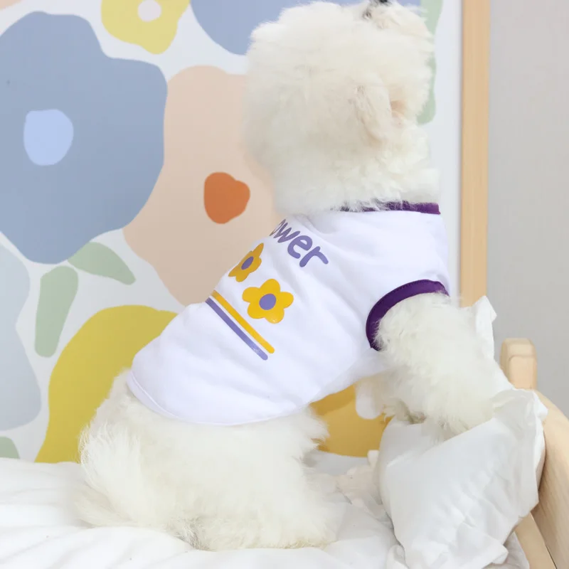 Дешевый костюм для собак летняя кошачья собака жилет пальто футболка чихуахуа