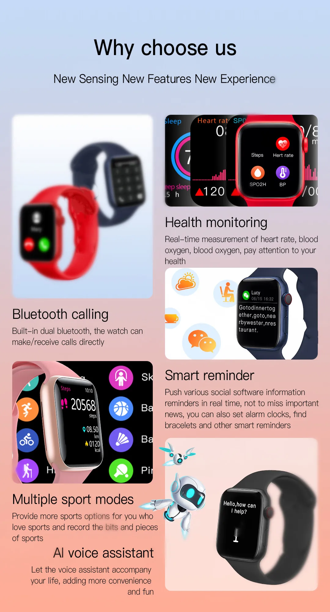 Смарт-часы S7 с Bluetooth вызовами монитором сердечного ритма и кровяного давления IP67