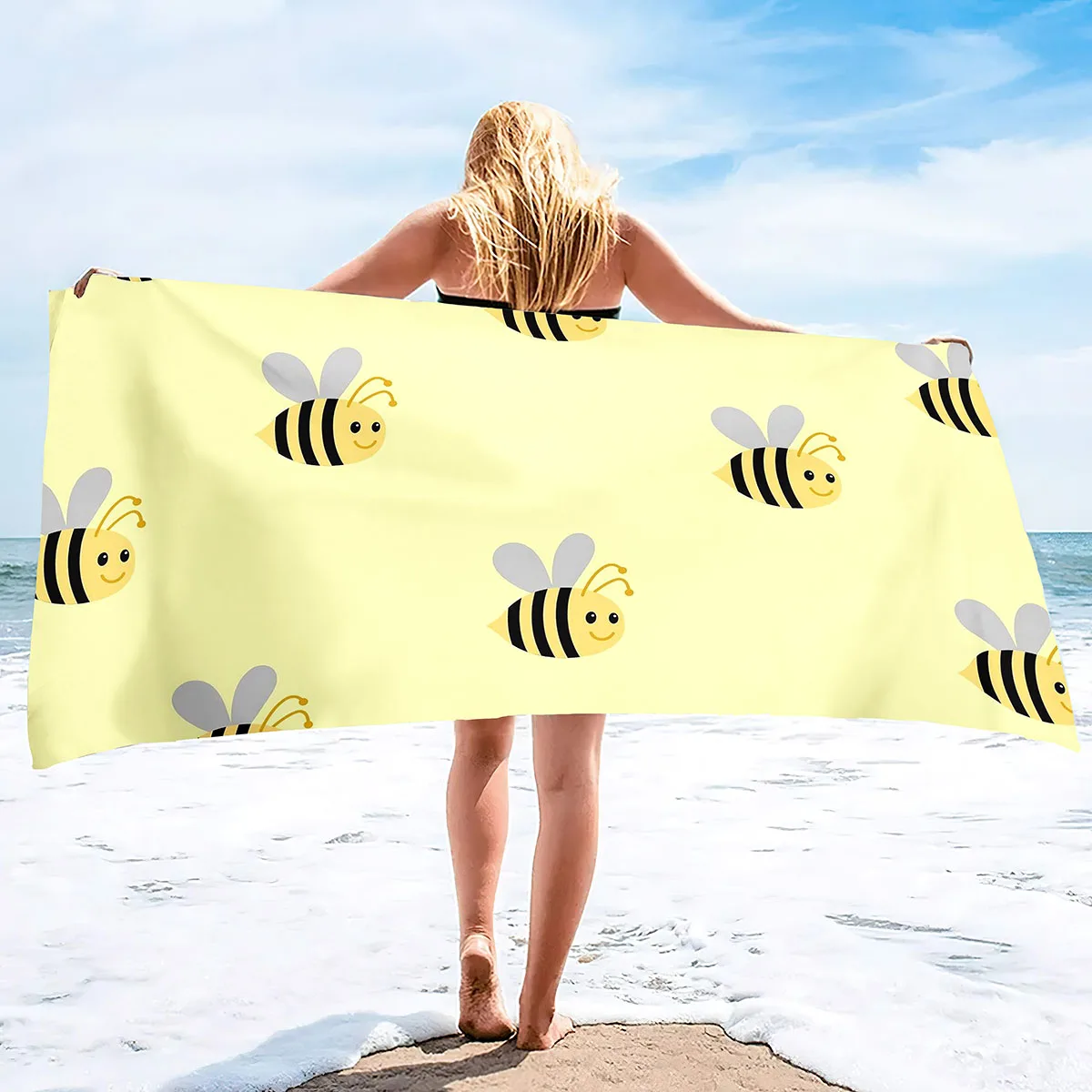 

Beach Towel Soft Bath Towels,Quick-Dry Towel Highly Absorbent Guest Large Home Decorative Hand Towels Multipurpose for Bathroom