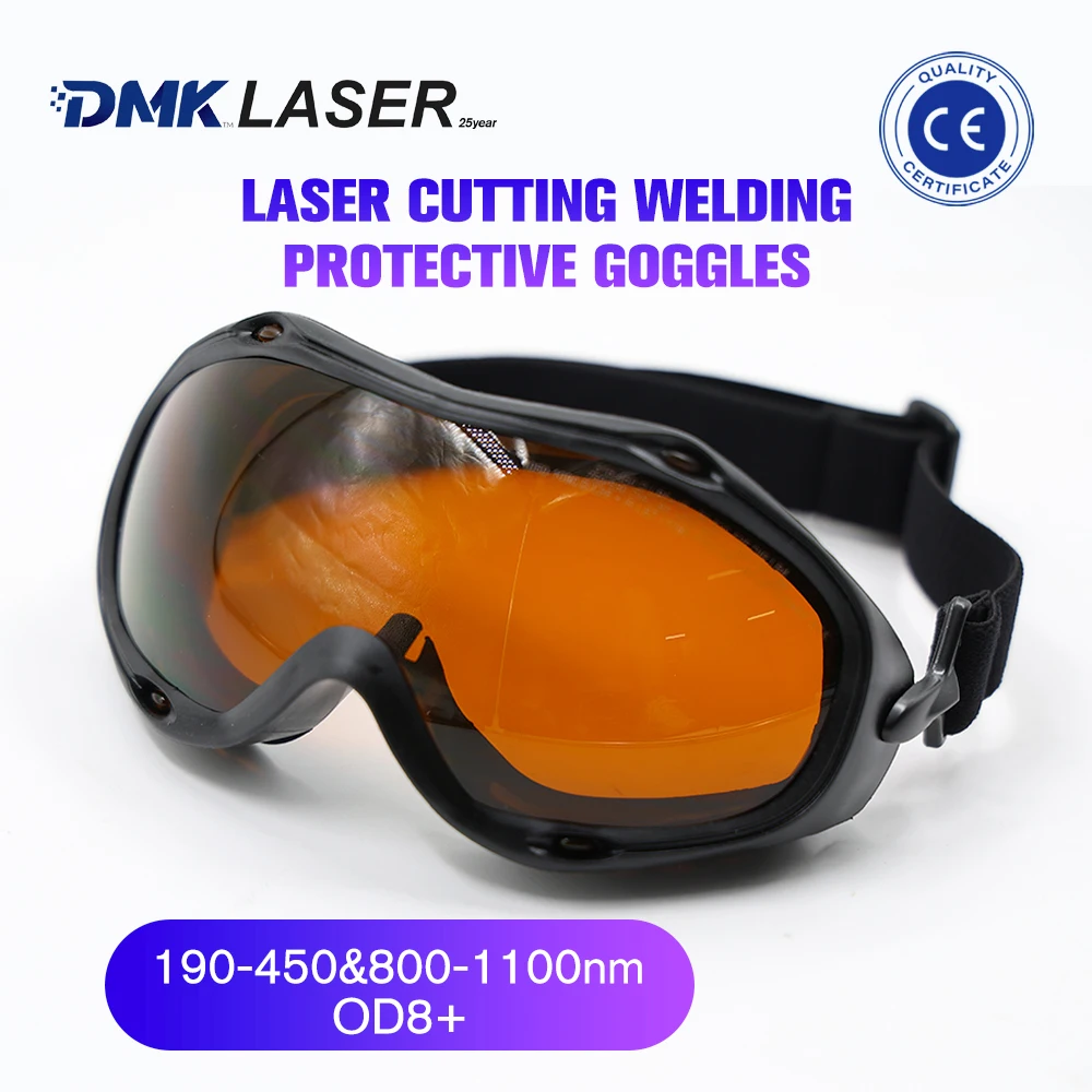 

Защитные очки для лазерной резки и сварки DMK с защитными очками CE OD8+ 800-2000 нм для оператора, защита от лазерного излучения