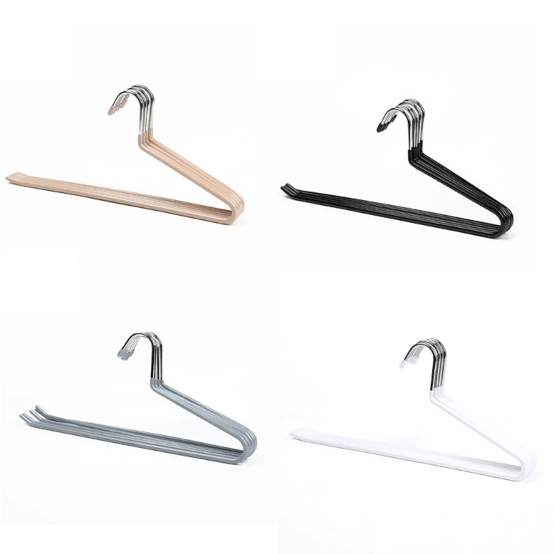 

5pcs Pants Hangers Space Saving Pants Hangers Non Slip Easy-Slide for Men Women