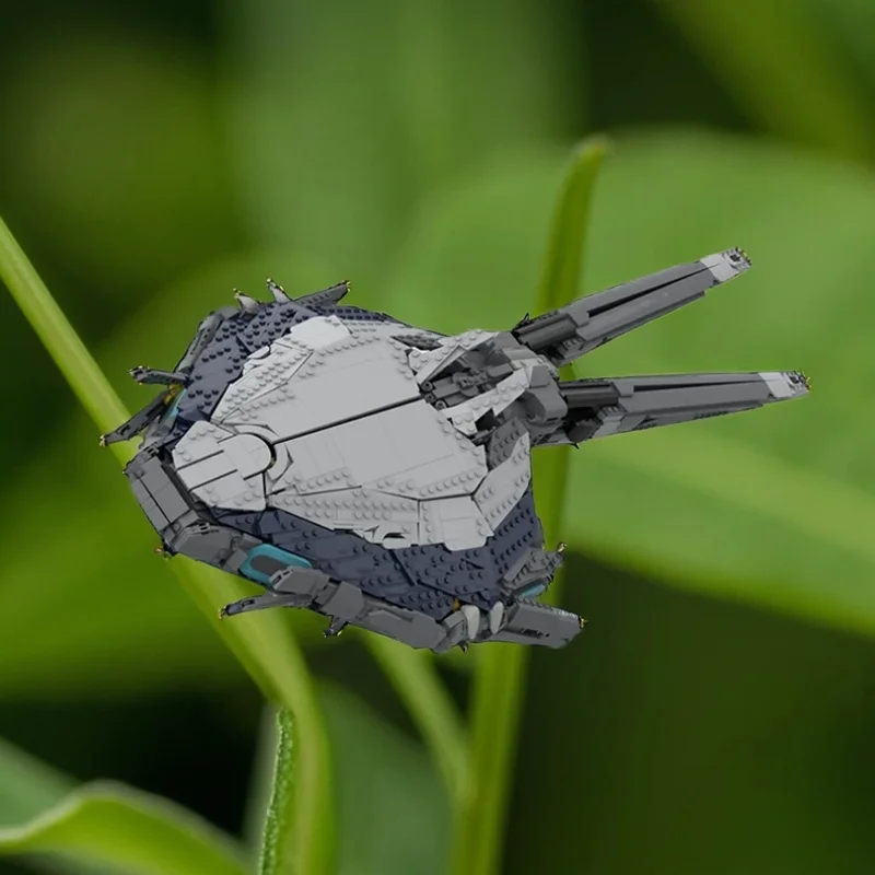 Фото 4516 деталей MOC Space Warframe - модель десантного корабля Liset, строительные блоки, идея для художественного образования, коллекция креативных кирпичиков для сборки. №1