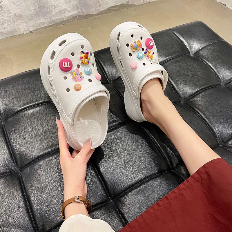 

Украшение для сабо, сандалии, Симпатичные M бобы и красочные медведи, аксессуары Croc, милые Подвески Croc