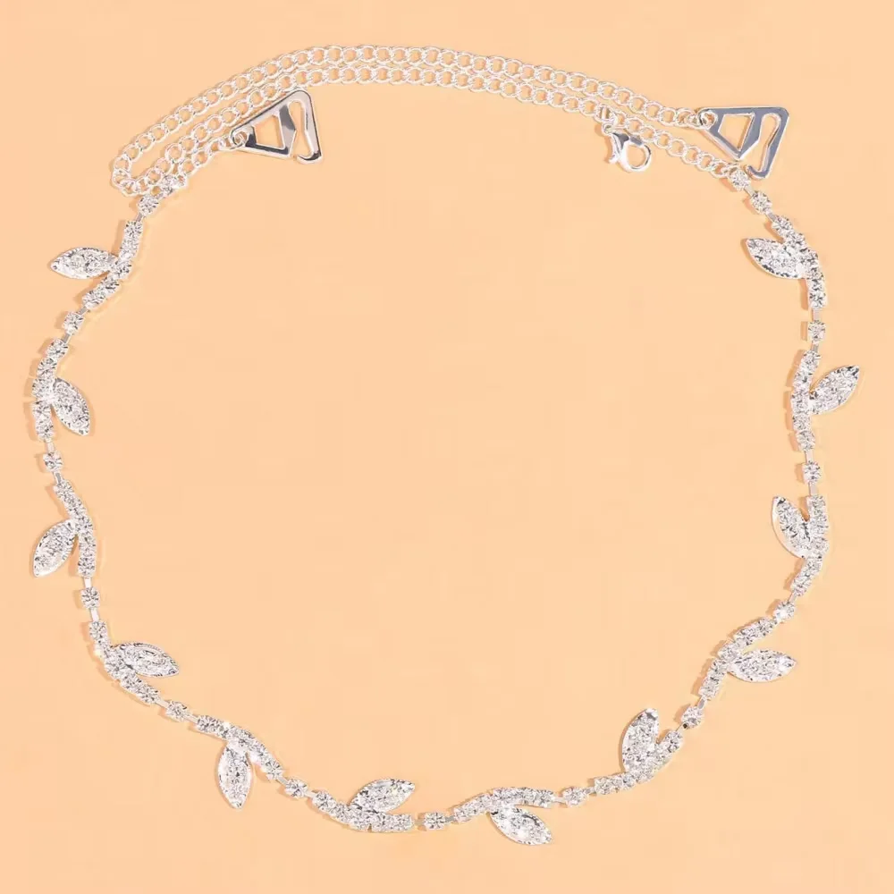 Изысканный плечевой ремень в форме листьев для женщин сексуальный регулируемый