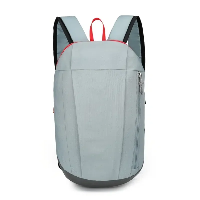 

1pc Large Capacity Foldable Backpack Portable Multifunctional Bag For Outdoor Sports Camping Hiking Traveling Grey