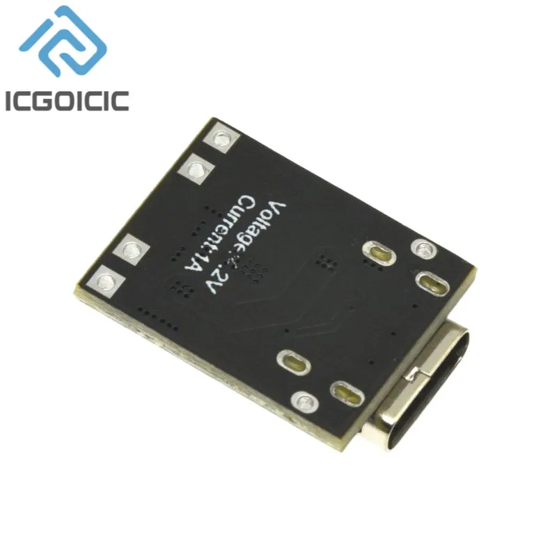 10 шт. USB TP4057/56 1A литиевая батарея плата защиты от зарядки модуль Micro Type-C полимерная