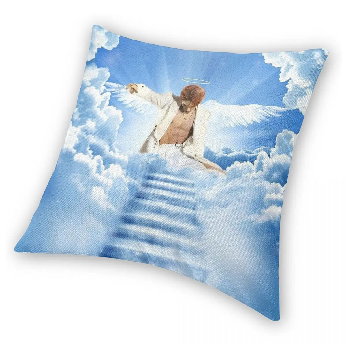 Квадратная наволочка Song Min-gi Mingi Holy Middies Полиэстеровая льняная бархатная