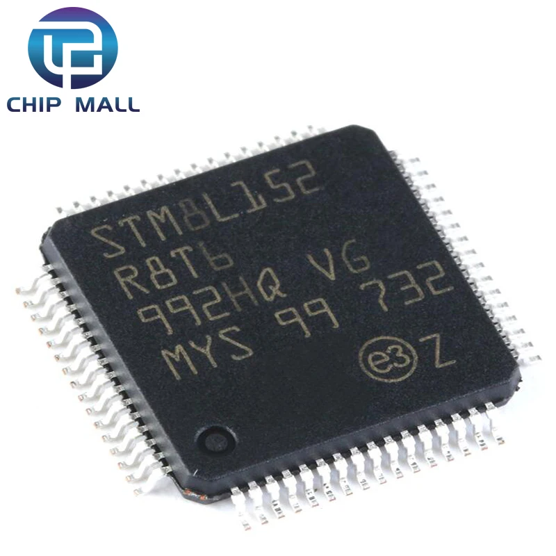

STM8L152R8T6 LQFP-64 16MHz/64KB Flash / 8-bit Microcontroller -MCU New Original Off The Shelf