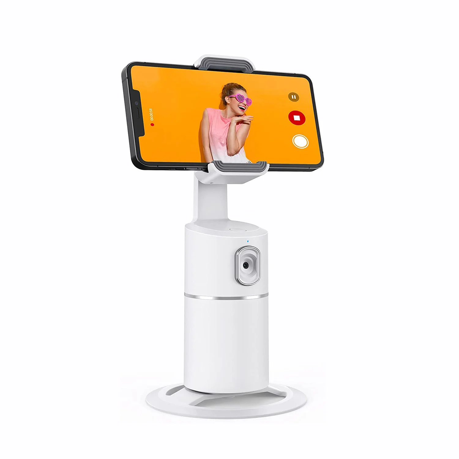 

Smart Selfie Stick 360° Auto Face Tracking Gimbal For Tiktok photo video Live recording Rotation Stabilize Tripod Phone Holde