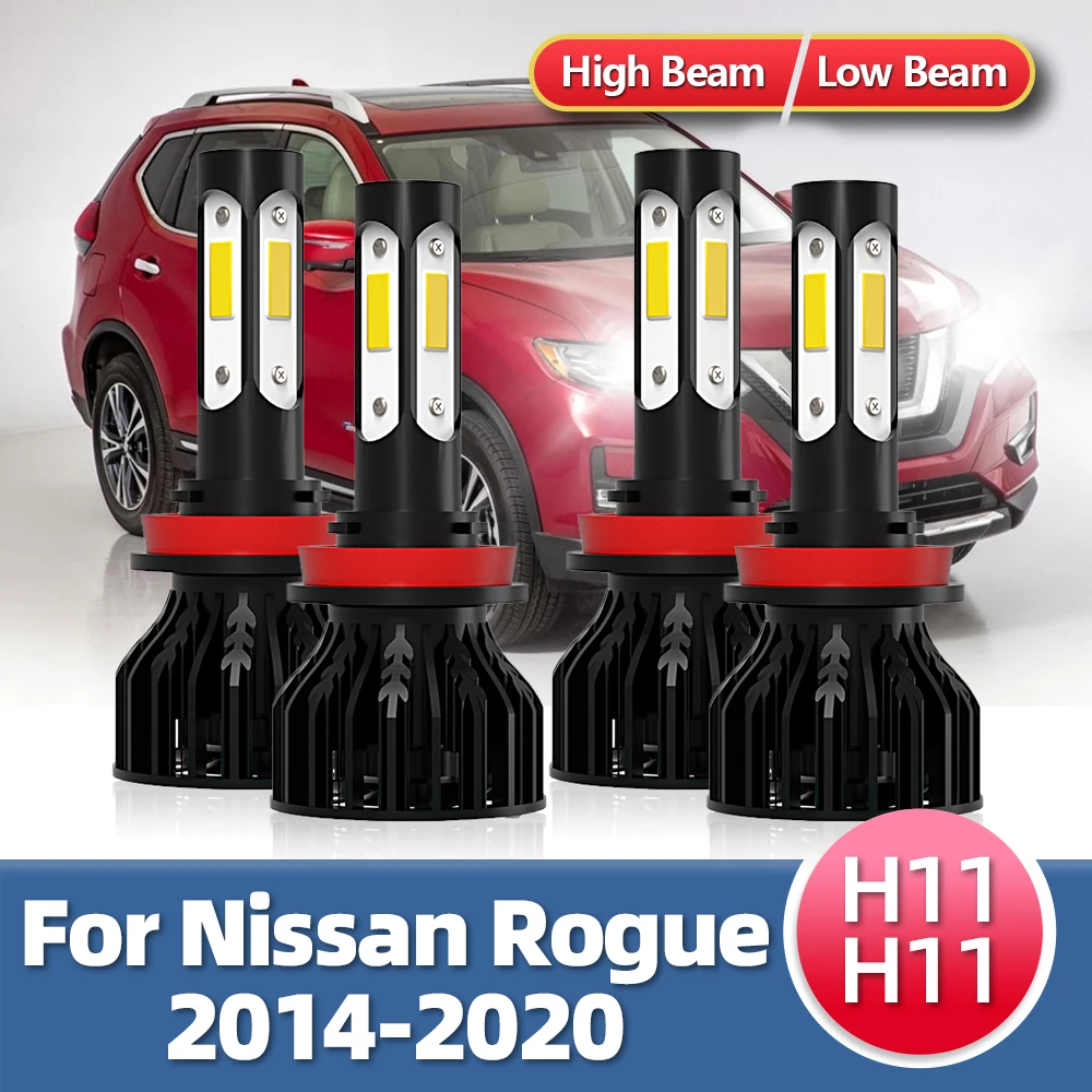

2/4 шт., автомобильные лампы для передних фар Nissan Rogue 2014 2015 2016-2020