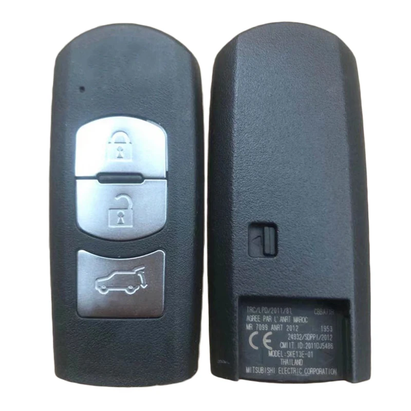 TXK026046 оригинальная модель Φ 2011DJ5486 для Mazda SKE13E-01 3 Button 433MHz PCF7953 Chip Smart CX-5 без ключа