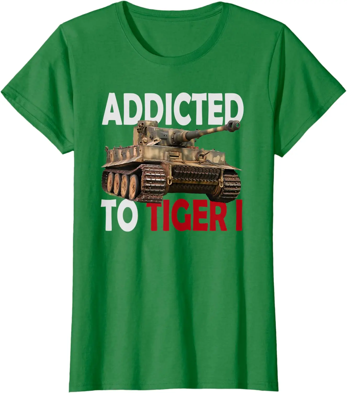 Футболка-Танк немецкой армии Второй мировой войны с изображением тигра панзера.