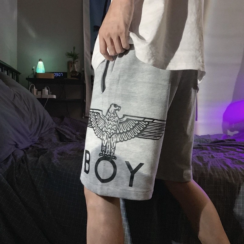 Шорты мужские и женские спортивные с принтом повседневные свободные