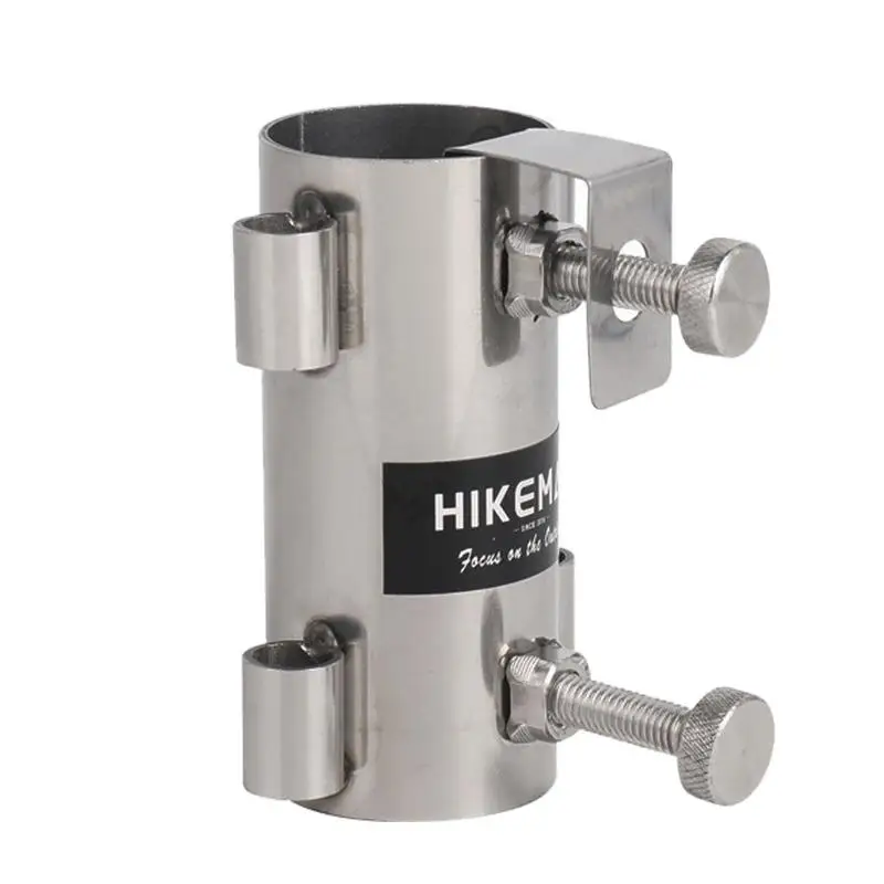 

Портативный держатель для зонта, металлический фрезерный фиксатор, уличные металлические усиленные ветрозащитные стойки для тента, брезен...