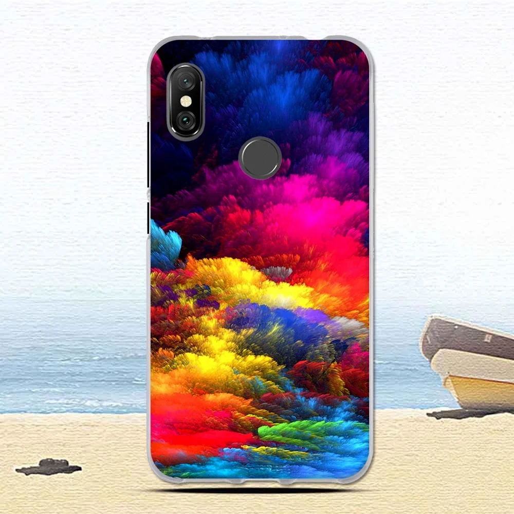 Чехол для Xiaomi Redmi Note 6 Pro чехол 26 дюйма Мягкая силиконовая задняя крышка из ТПУ