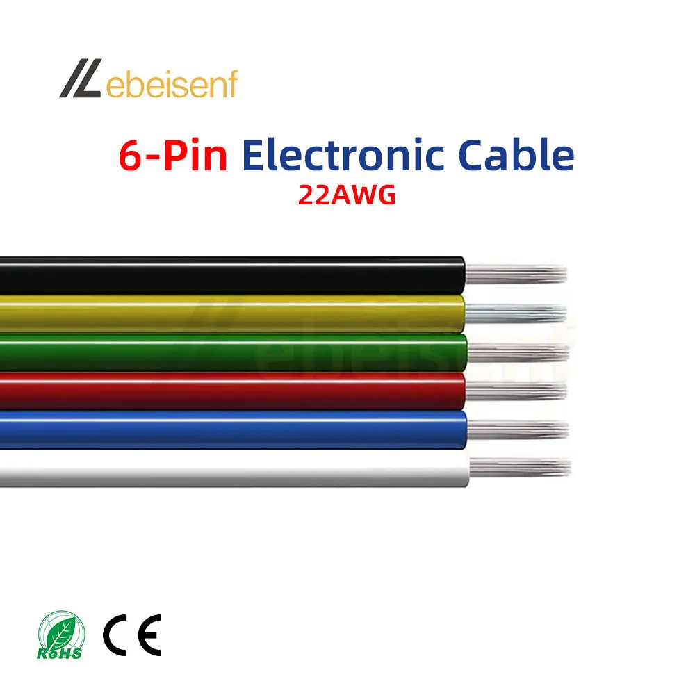 

Провод для светодиодных лент 22 AWG медный 5/10 м 2/3/4/5/6 Pin
