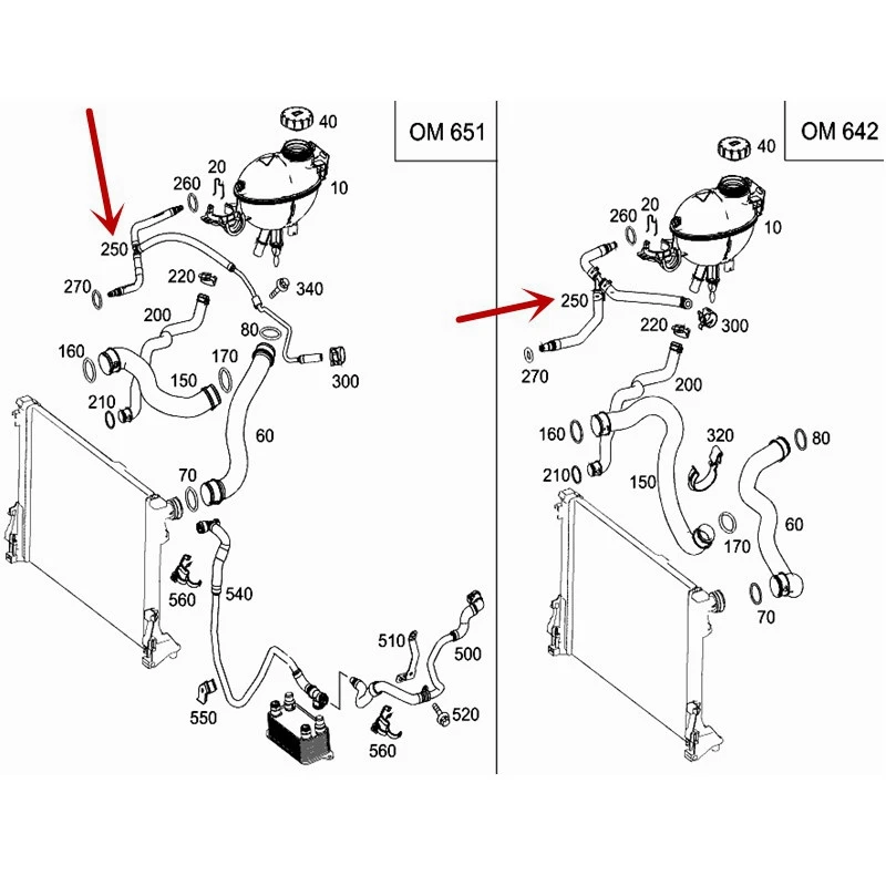 2 шт. выхлопная труба для Mercedes Benz C/E 200/250 A2045010925
