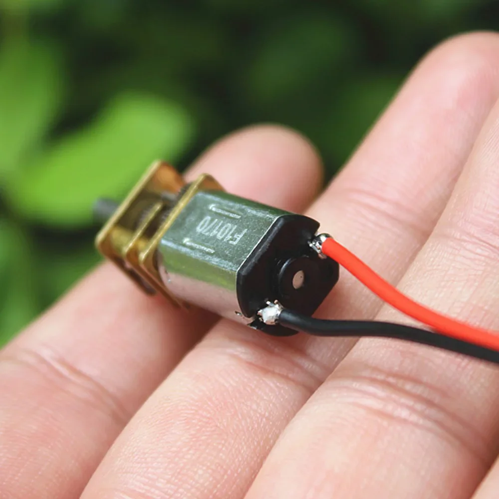 Micro N20 мотор-редуктор постоянного тока 3 В-9 В 36 об/мин-108 об/мин медленная скорость с