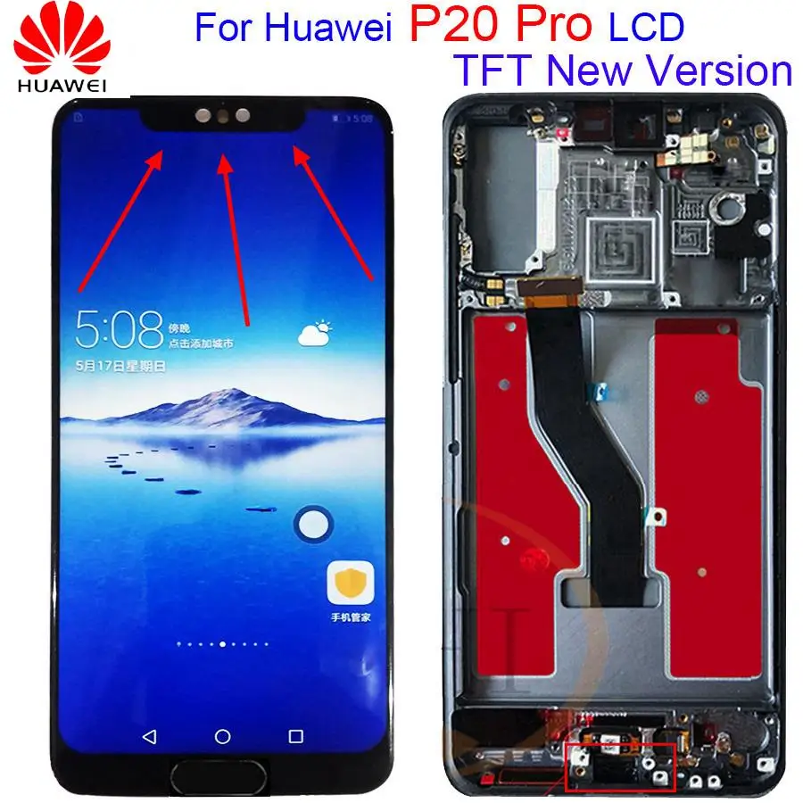 

Lcd For Huawei P20 Pro Lcd Display Touch Screen Digitizer Assembly Replacement For Huawei P20 Plus lcd CLT-AL01 CLT-L29 CLT-L09