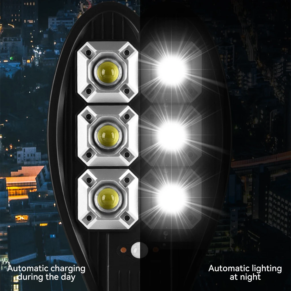 

Remote Control Solar Street Light Wall-mounted Lights Powerful COB Lamp