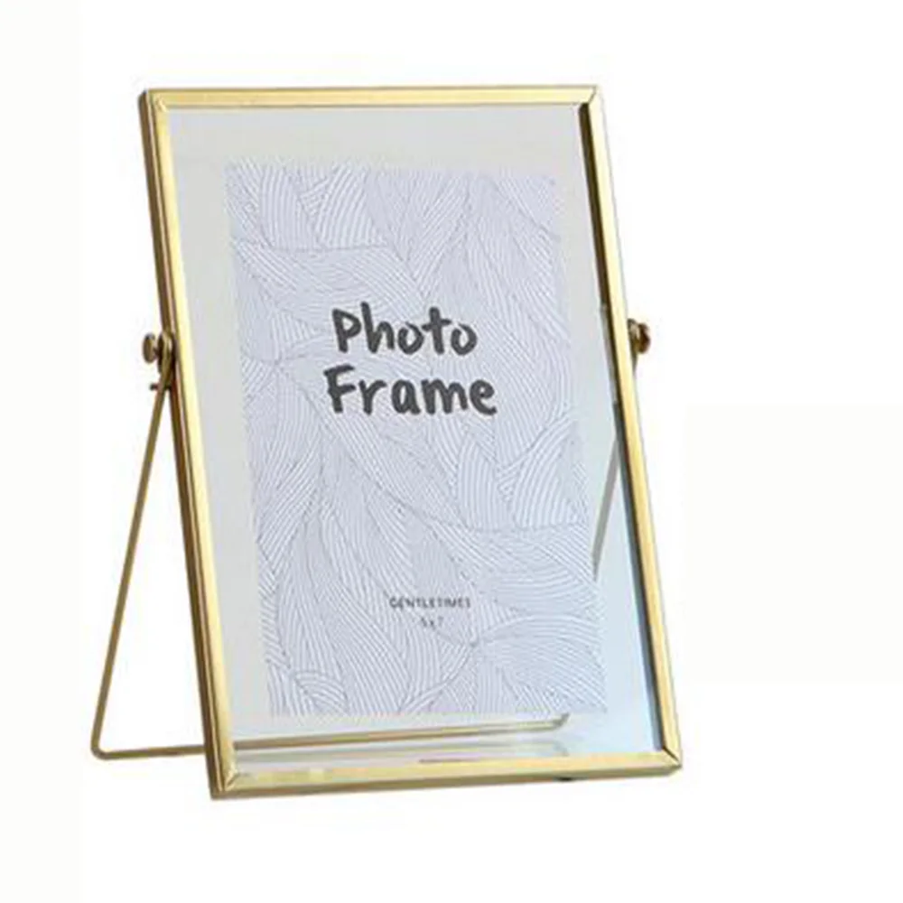 

5x7inch Premium Quality Metal Desk Picture Frames Metal Wedding Photo frames