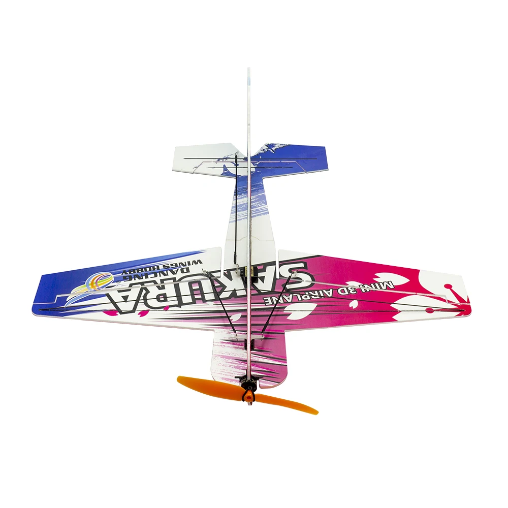 Фото DW Hobby PP/EPP 3D RC Электрический самолет Модель радиоуправления F3P SAKURA Размах крыльев 420 мм Комплект самолета из пенопласта Игрушка с дистанционным управлением E211 №1