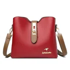 Женская сумка через плечо из мягкой кожи, черная женская сумка из искусственной кожи на молнии, винтажная сумка через плечо, сумка-мессенджер