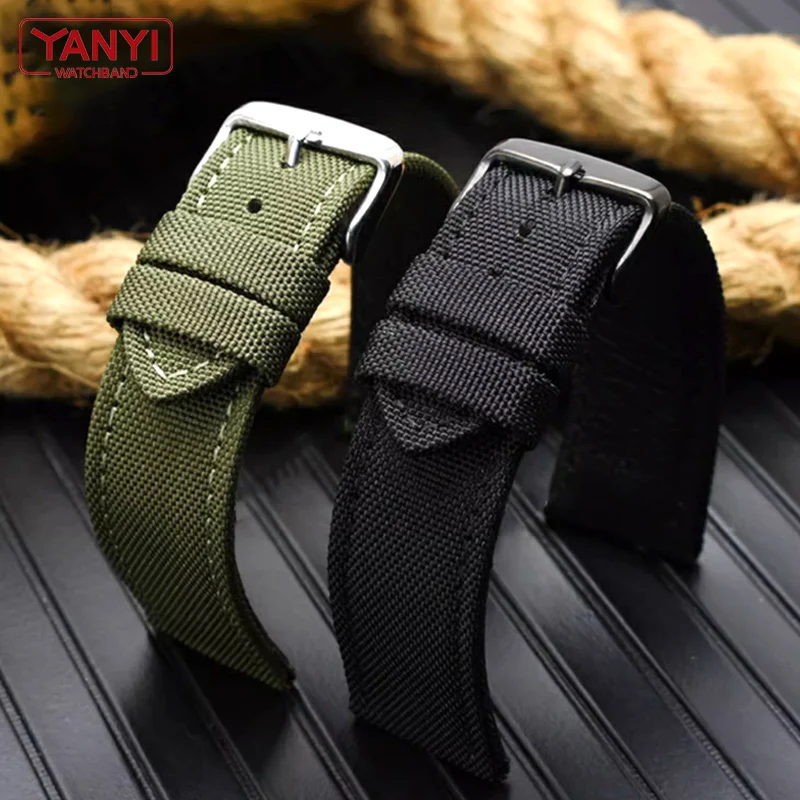 Нейлоновый Ремешок Для Часов Спортивный Браслет Унисекс Совместимый С