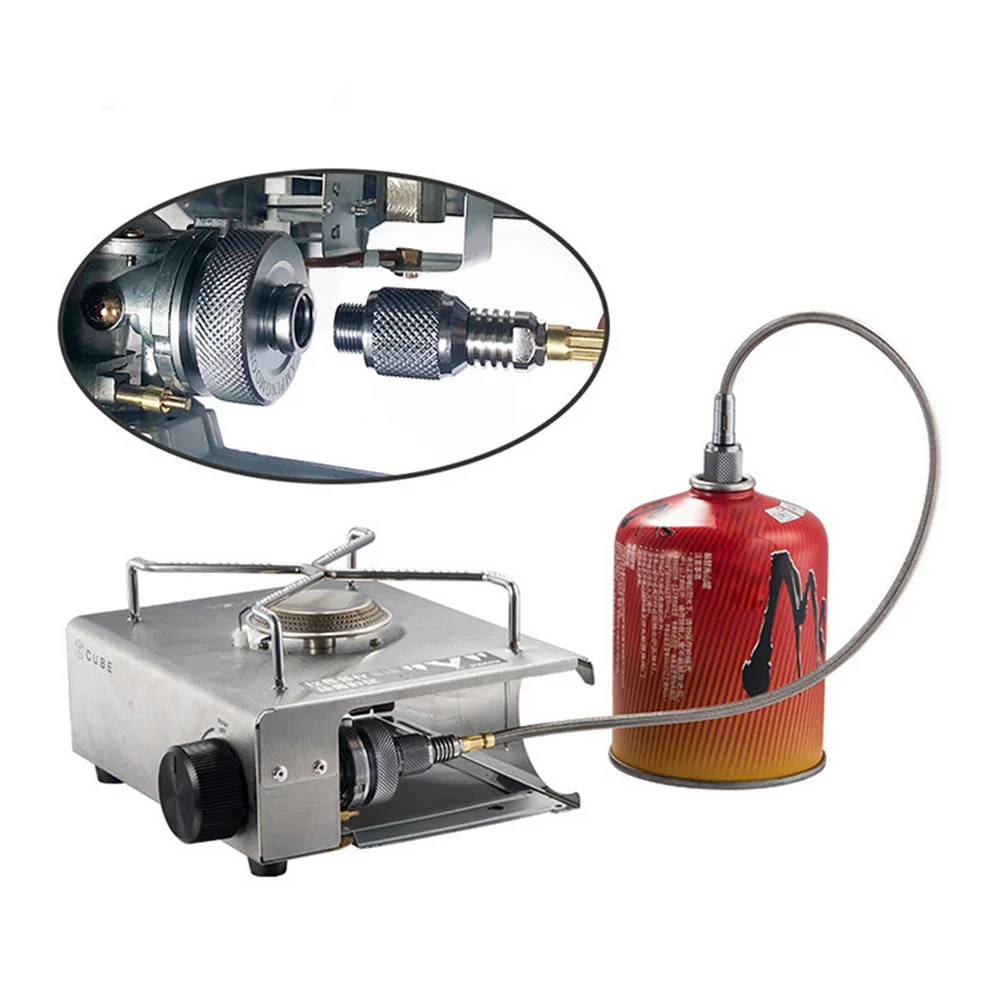 

Gas Bottle Tank Adapter Cartridge Outdoor Camping Stove Nozzle Burner Converter Outdoor Picnic Tools Gas Saver Plus