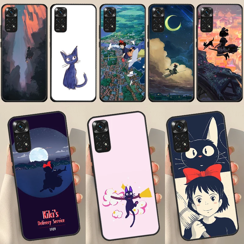 Чехол Kikis Delivery Service для Xiaomi Redmi Note 11 10 Pro Cover 8 9 10S 11S 10A 10C 9A 9C 9T.