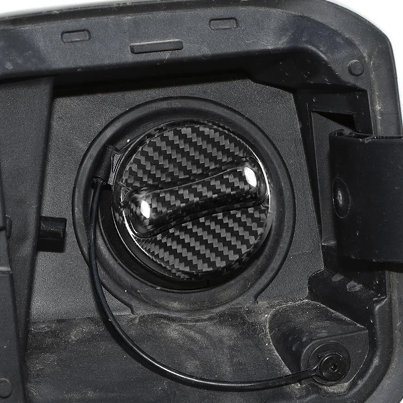 Наклейка из натурального твердого углеродного волокна крышка бензобака для