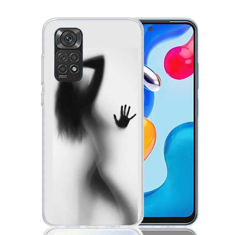 Женские силуэты сексуальный чехол для телефона девочек Xiaomi Redmi Note 13 12S 12 11S 11T 11E Pro