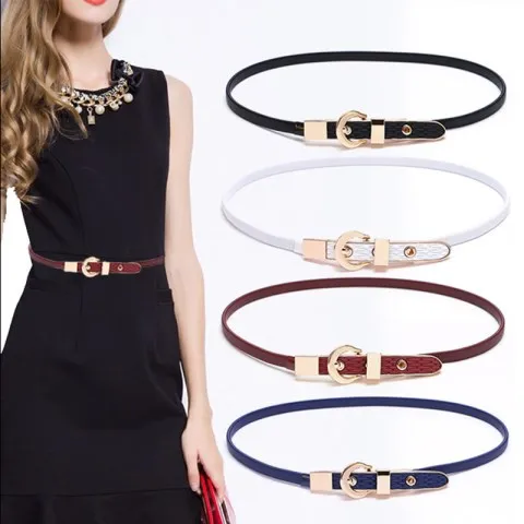 

2021 PU Leather Women's Belt Fashion Jeans Belt Women's Retro Pin Buckle Female Waistband Ladies Vintage Strap Waist Belt