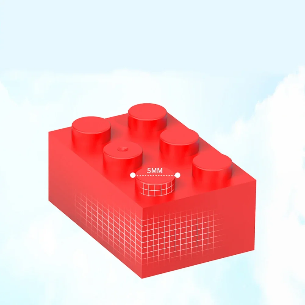 DIY красочные строительные блоки оптовый набор 125 г/250 г городские разноцветные