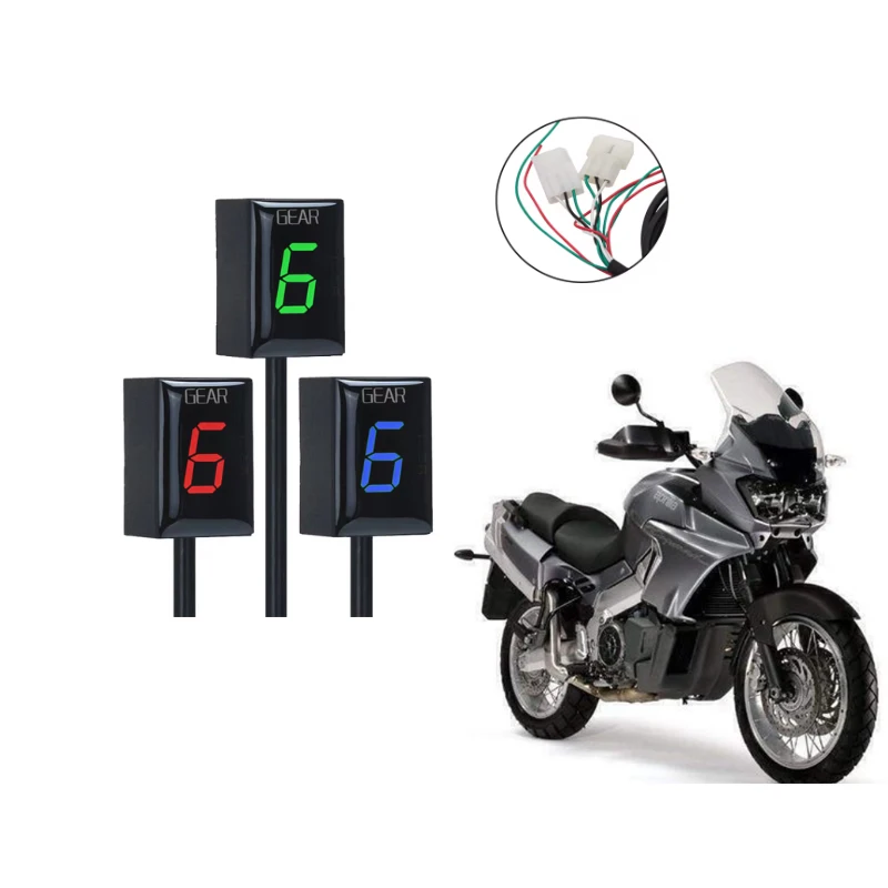 Индикатор передачи для Honda CBF500 CBR250R NRX1800 Valkyrie Rune VT750 VTX1300, аксессуары для мотоциклов, дисплей скорости 1-6 уровня (art.: 3920c8a4e145e) - 3920c8a4e145e