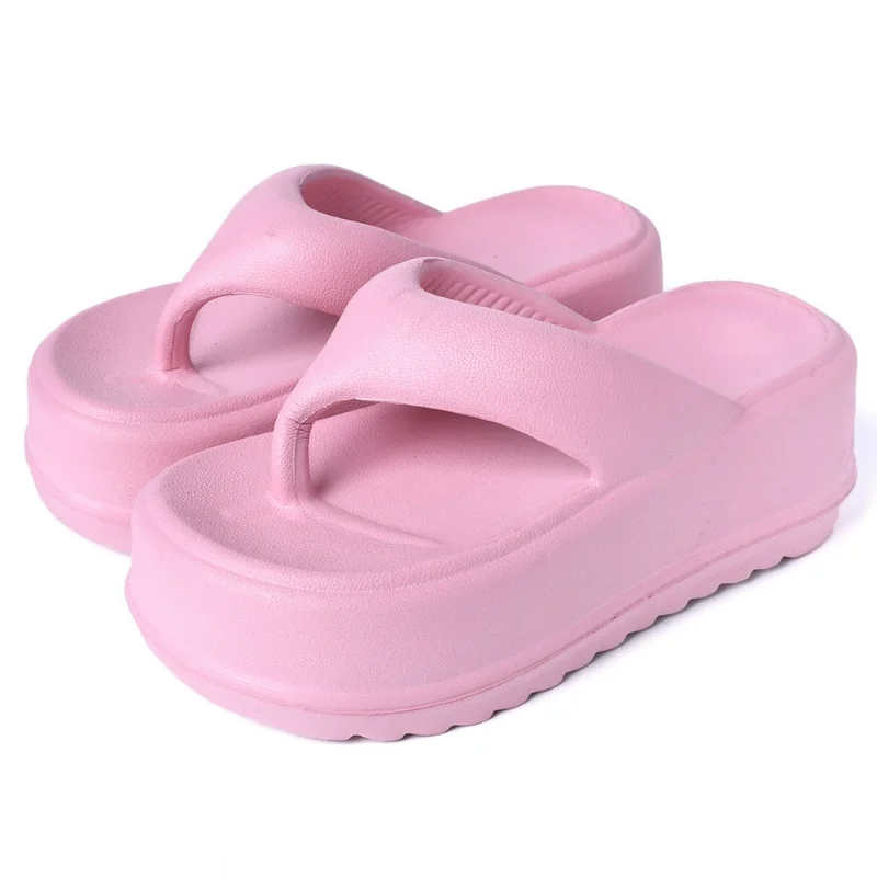 2023 New Summer Flat Slippers Women Genuine Leather Black Pink Flops Thick Sole Mules Casual Comfort Slides pantuflas de mujer