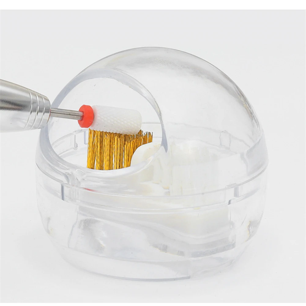 

Nail polishing head cleaning brush Nail polishing head cleaning brush Soft and hard copper wire brush cleaning agent