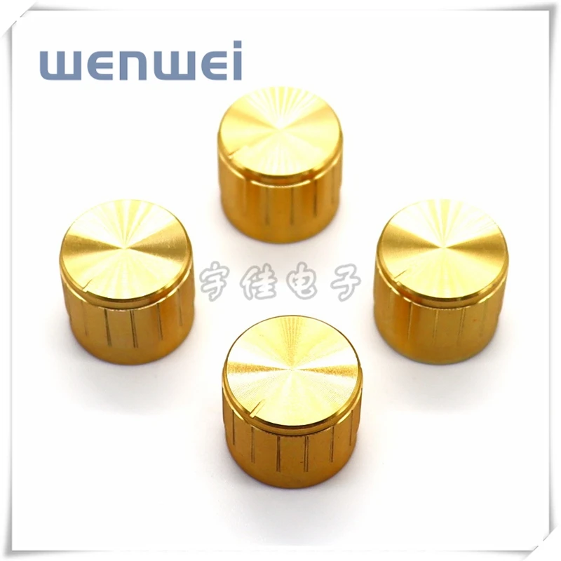 5 шт./лот ручка потенциометра крышка из алюминиевого сплава 21*17 мм металлическая