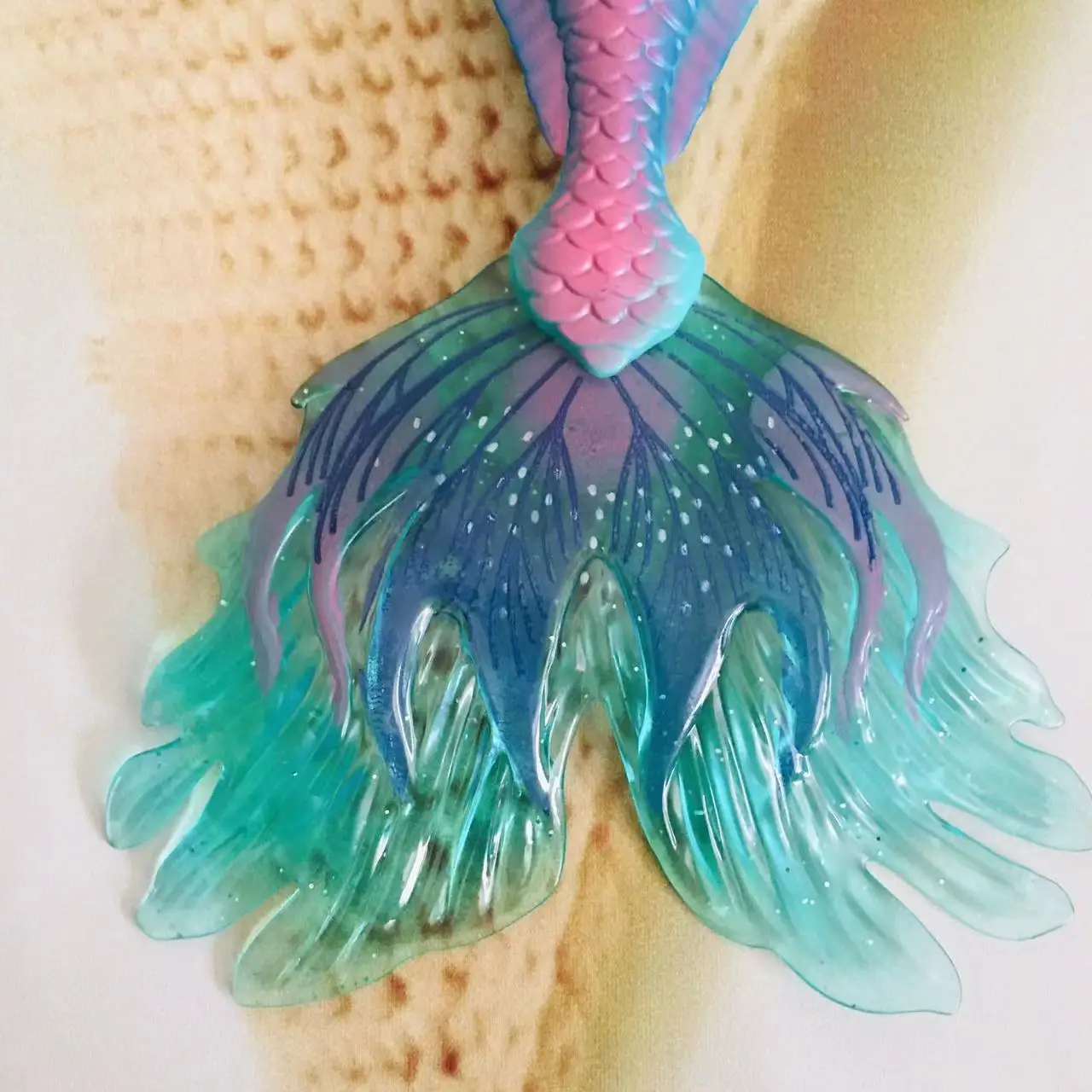 35 см светящаяся красивая кукла принцессы-русалки красочная рыбий хвост со