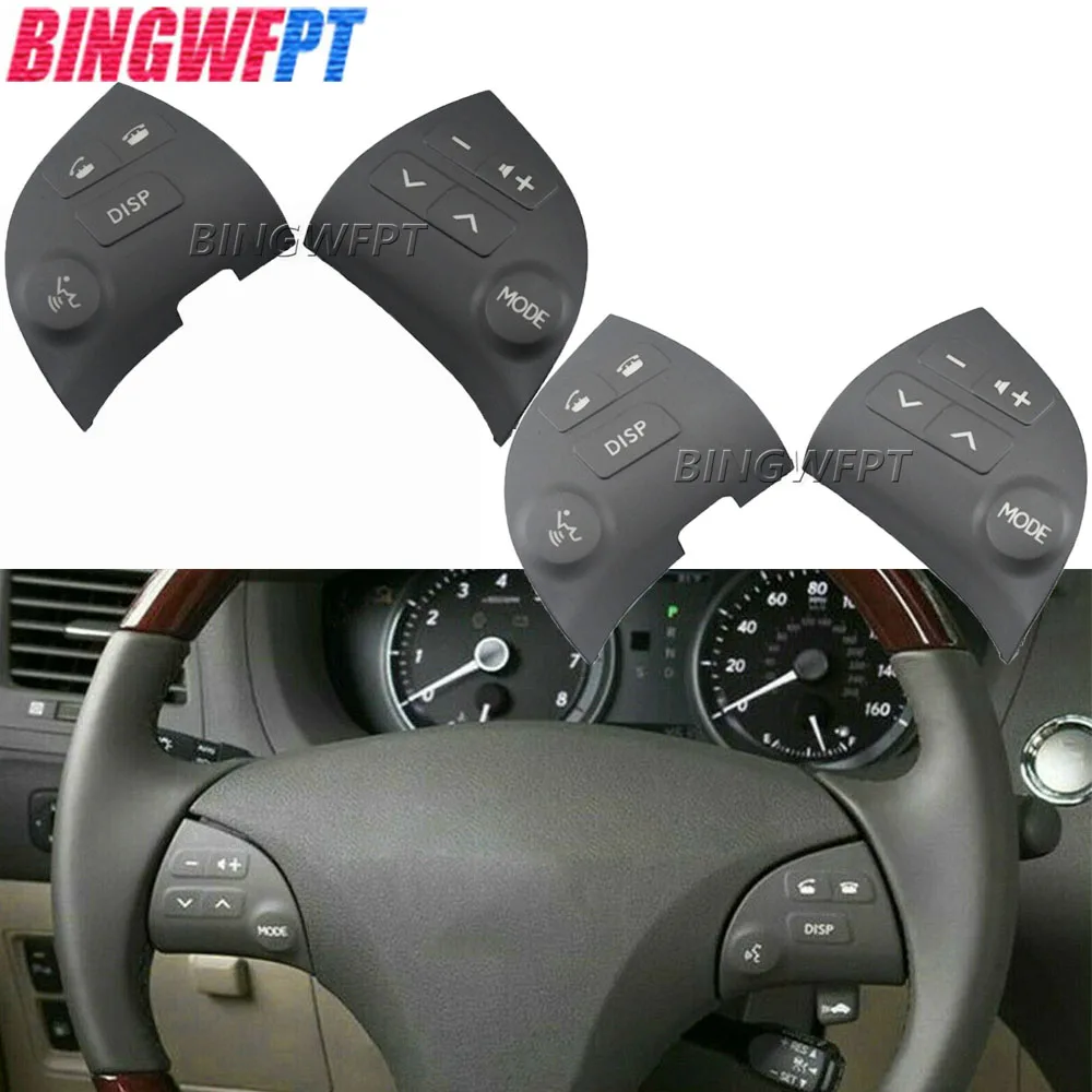 Автомобильные аксессуары, Многофункциональная кнопка Bluetooth для динамика, переключатель для Toyota Lexus ES350 2006-12, кнопка рулевого колеса 84250-33190