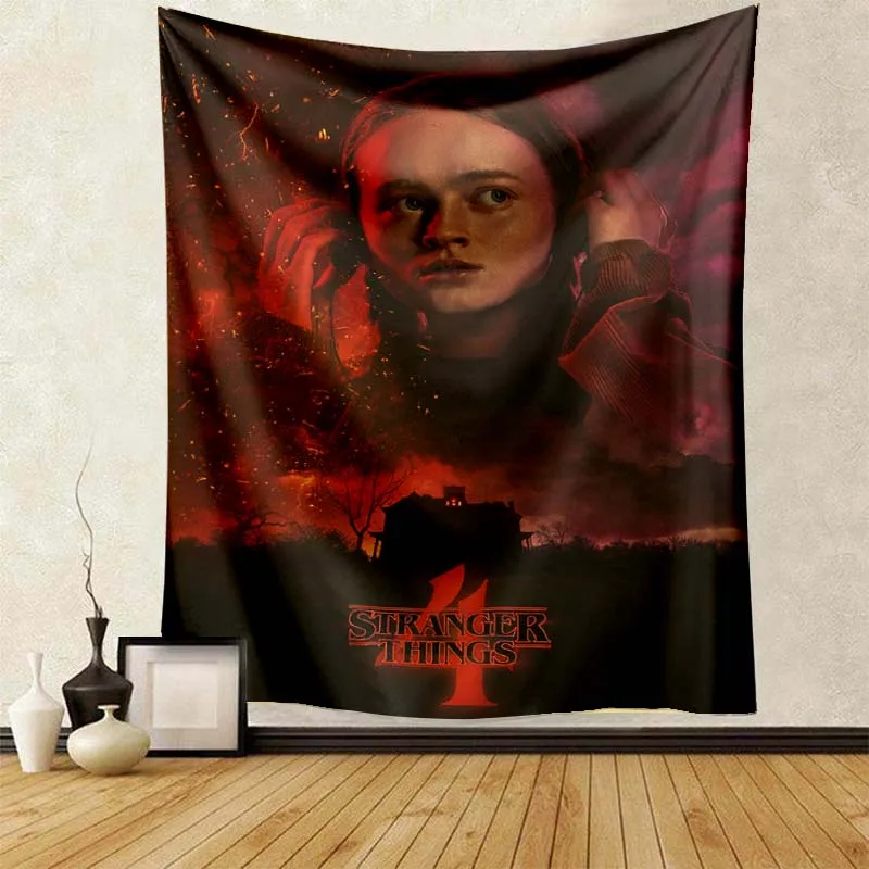 

Настенный настенный гобелен с рисунком странные дела