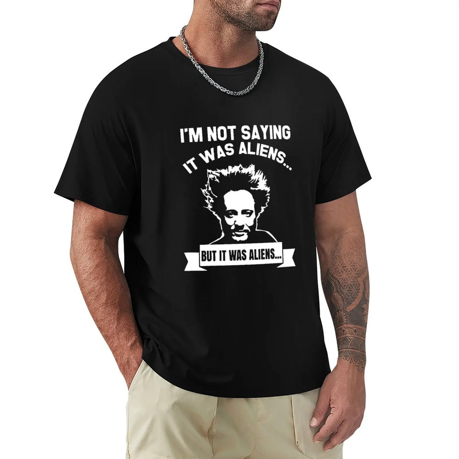 Фото Футболка It-was-Aliens-Giorgio-A-Tsoukalos-T-Shirt Performance Dry Fit №1