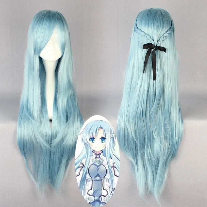

2 шт., парики для косплея «Sao Asuna Yuki Yuuki»