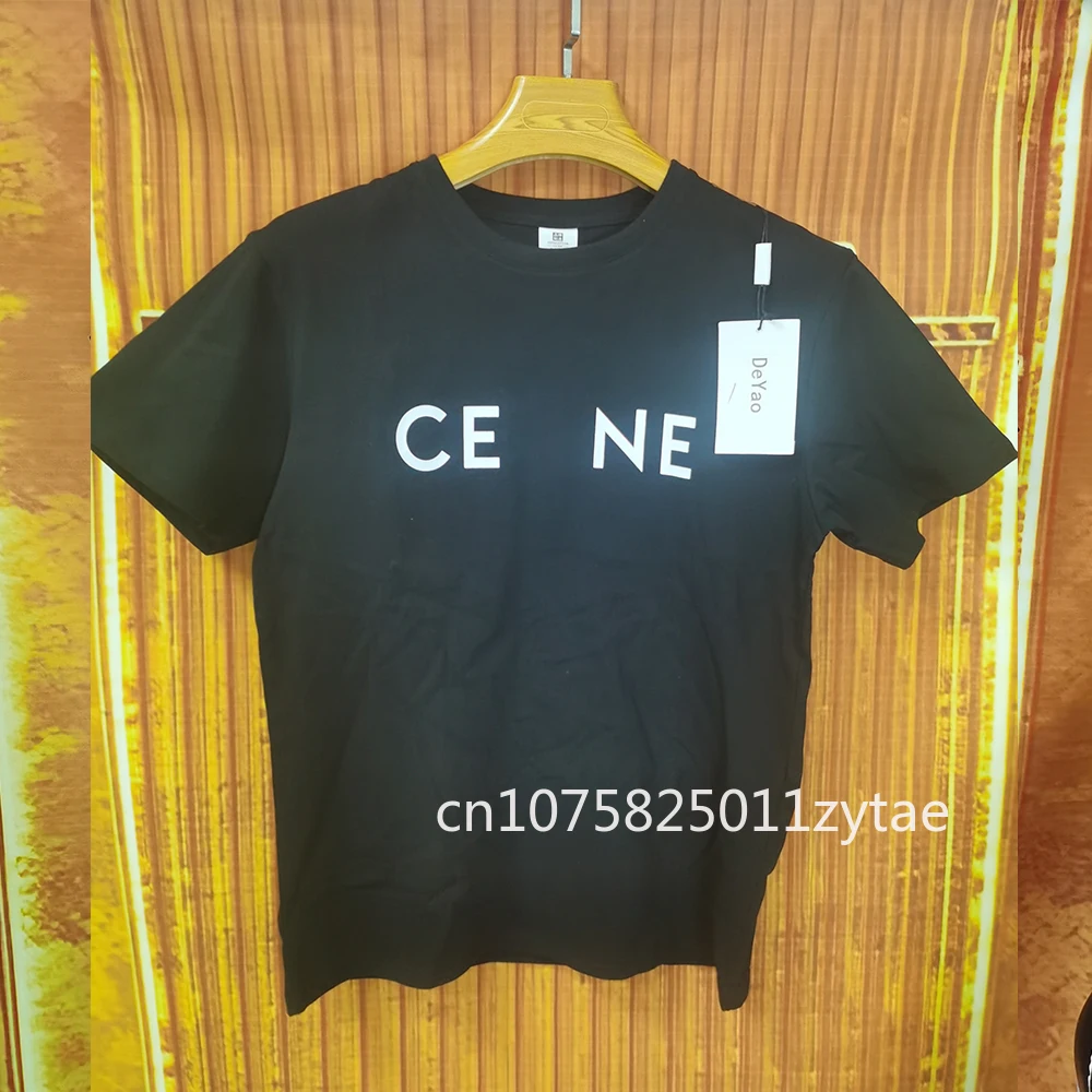 

Мужская хлопковая футболка с коротким рукавом, Однотонная футболка для отдыха, 2023