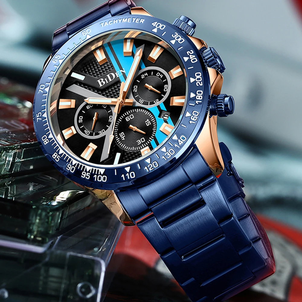 Новинка 2022 мужские часы многофункциональные спортивные водонепроницаемые с