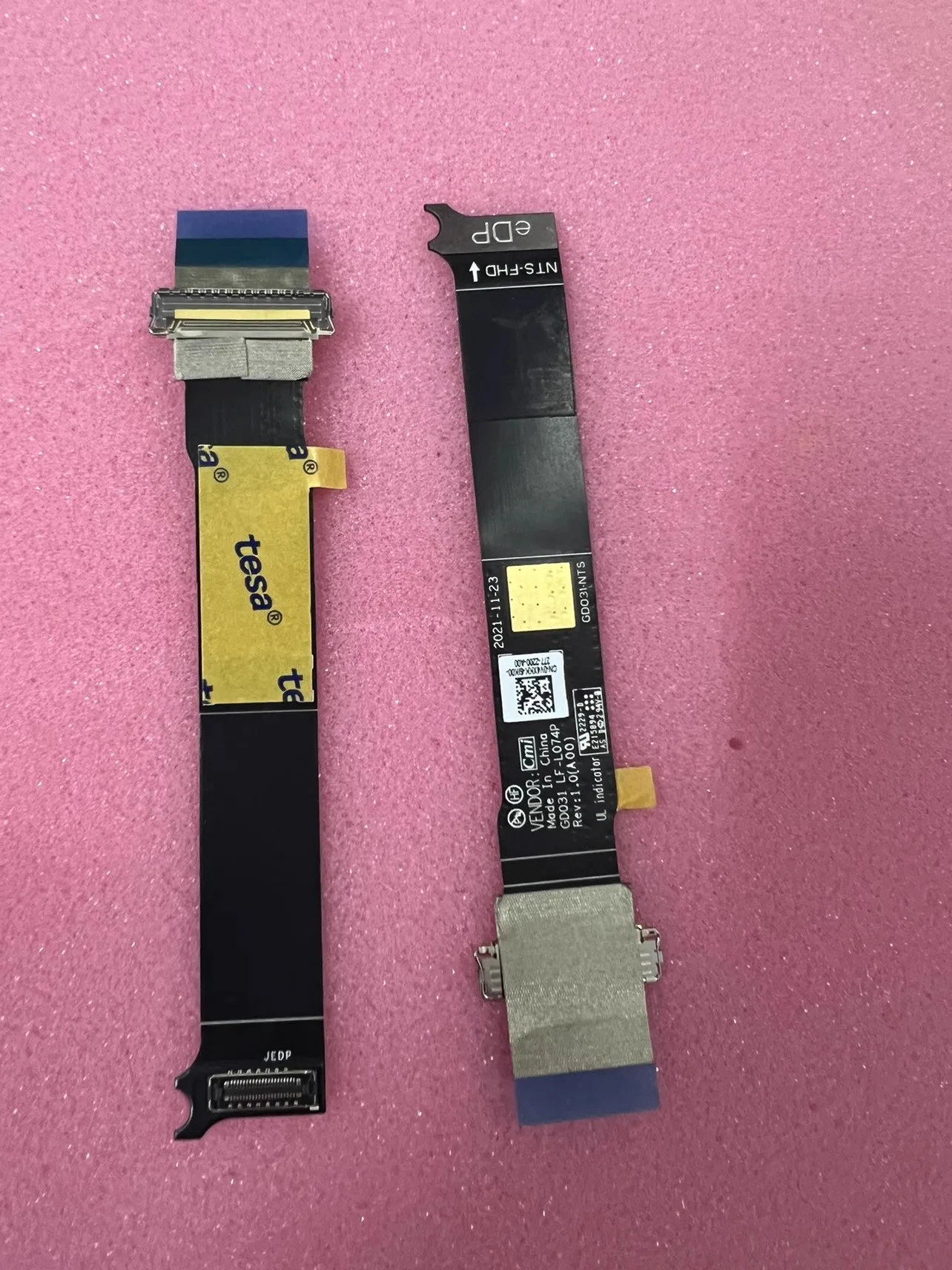 Для Dell XPS13 9320 линия подключения экрана сенсорная модель 0V4XKK V4XKK LF-L074P 100% идеальное